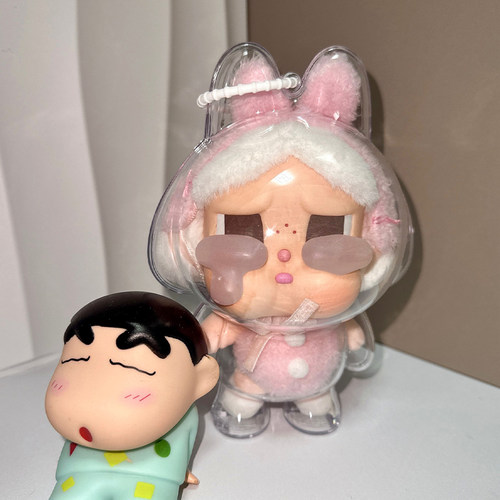 泡泡玛特CRYBABY哭娃防尘保护罩
