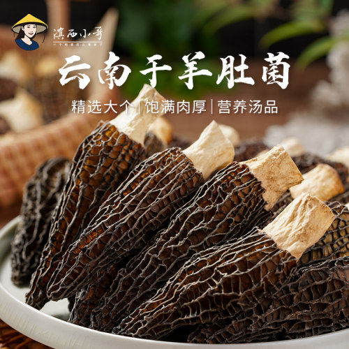 滇西小哥羊肚菌食用菌煲汤干货