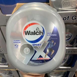 威露士9X长效抑除菌洗衣凝珠运动衣服清洁除汗臭洗衣液胶囊costco