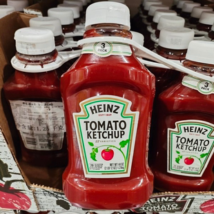 美国进口亨氏HEINZ0脂肪番茄酱批示薯条酱1.25kg 良心COSTCO代购