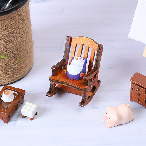 创意迷你摇椅摆件复古怀旧