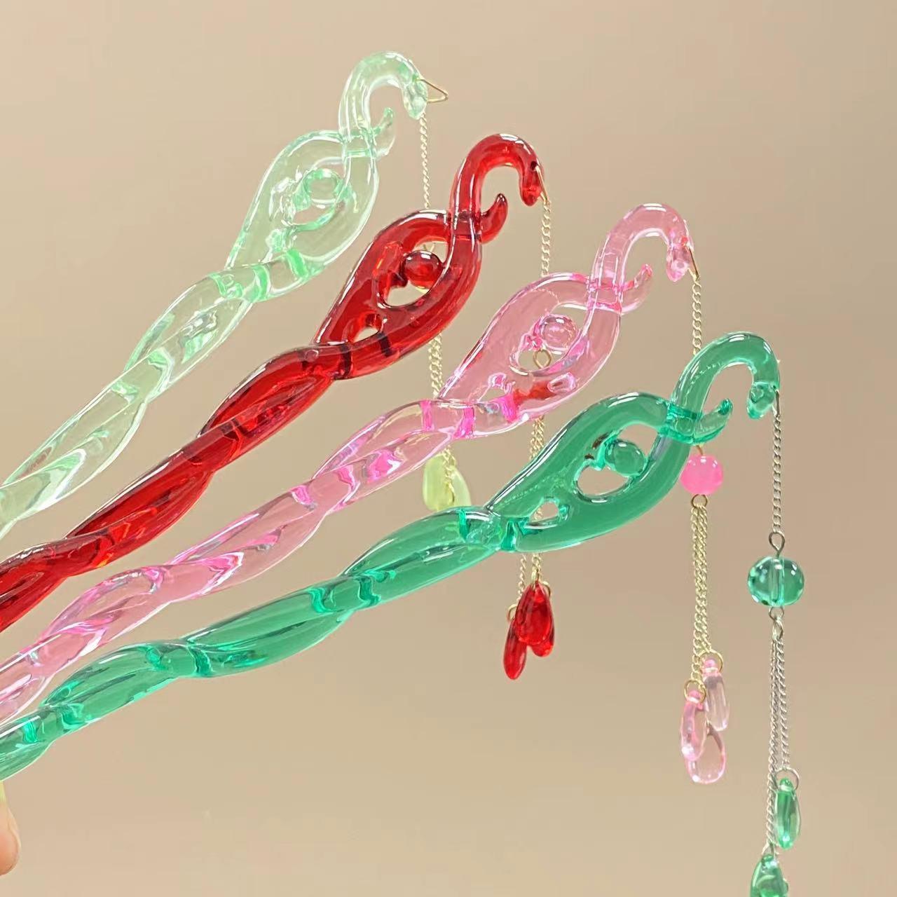 白蛇缘起同款古风汉服旗袍头饰