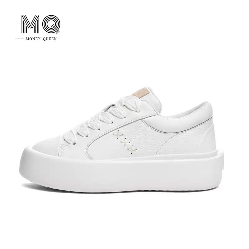 MQ真皮小白鞋厚底增高