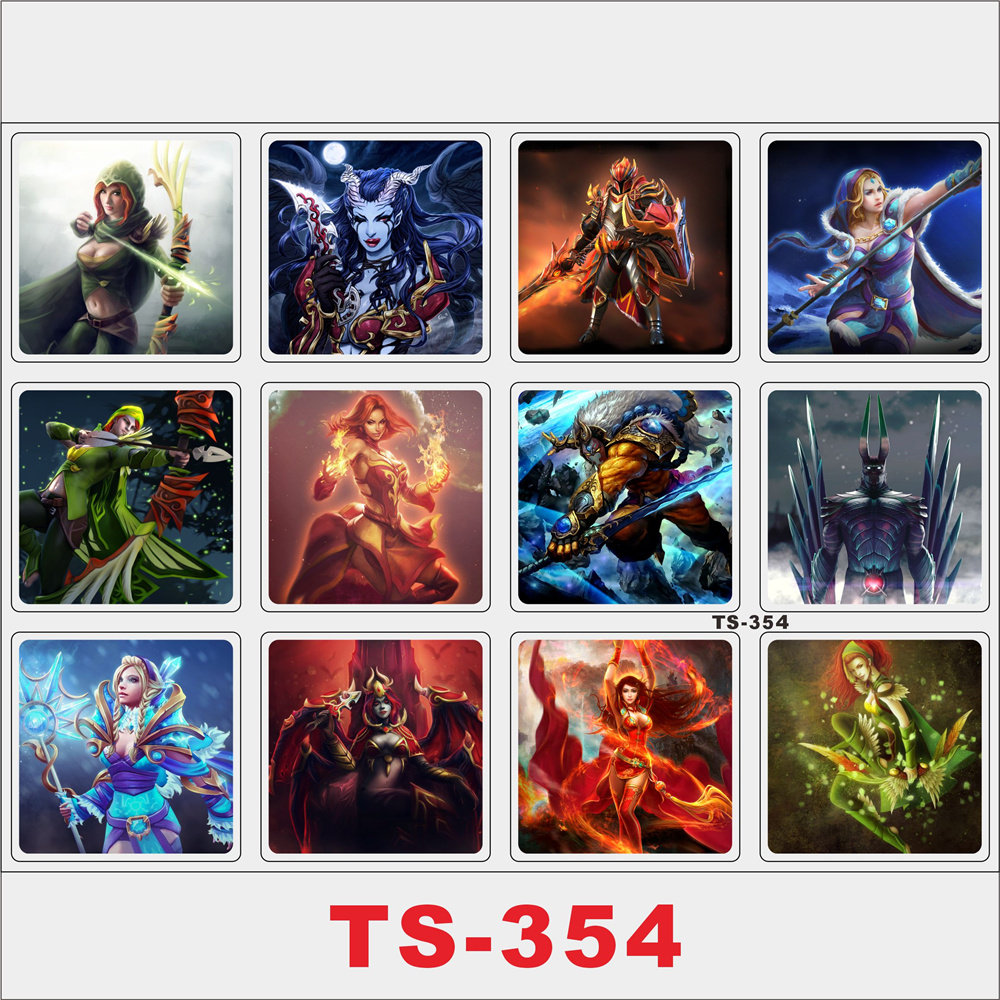 Dota2 冰女CM水晶室女行李箱贴纸笔记本电脑冰箱手机吉他滑板贴纸