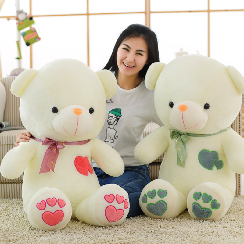 可爱泰迪熊猫公仔大号睡觉抱枕生日礼物布娃娃女生抱抱熊毛绒玩具