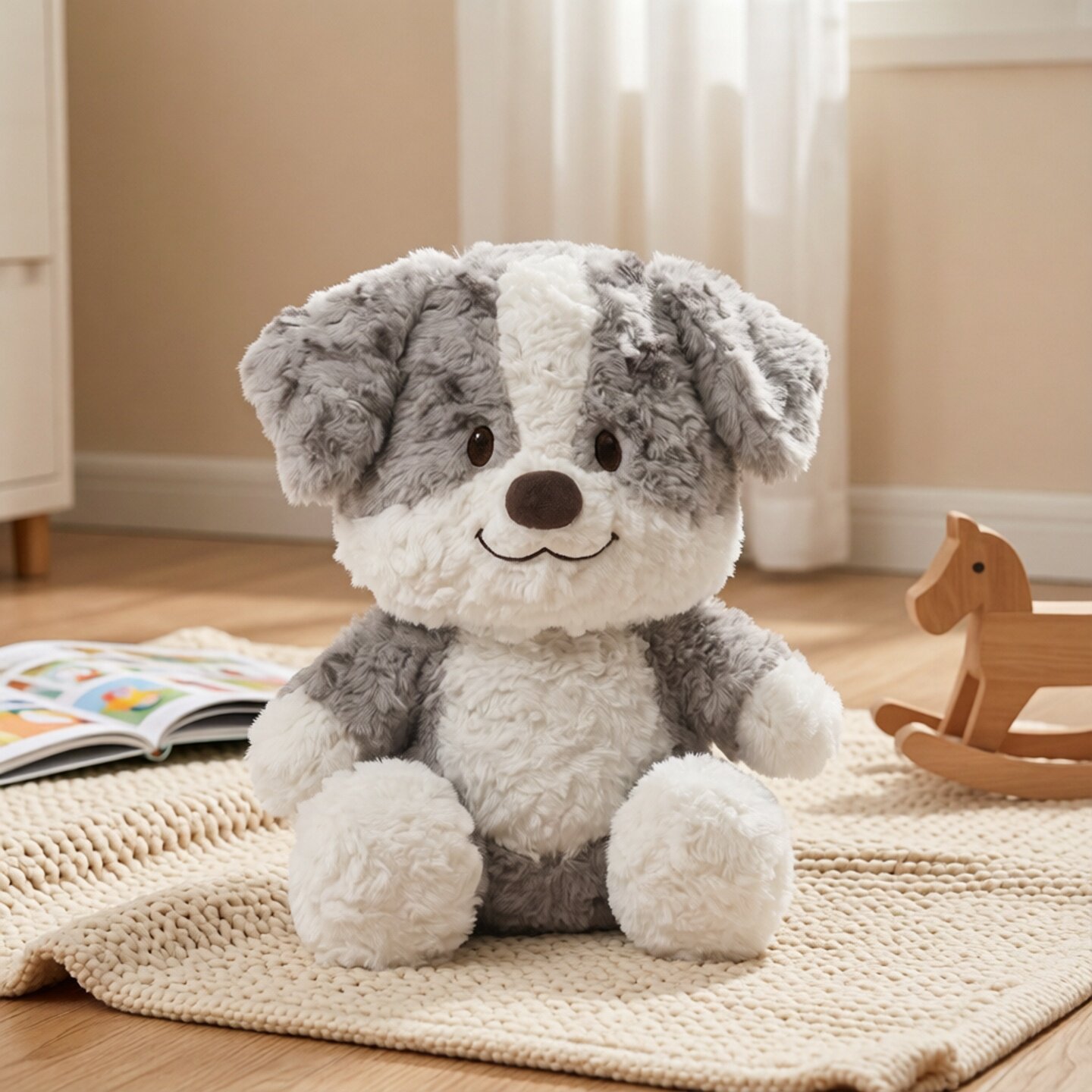 卡通可爱小狗公仔毛绒玩具超软玩偶摆件安抚娃娃儿童生日礼物女生