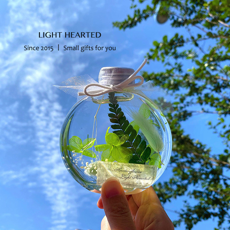 植物标本永生花手工diy材料包七夕节礼物亲子制作活动暖场小礼品