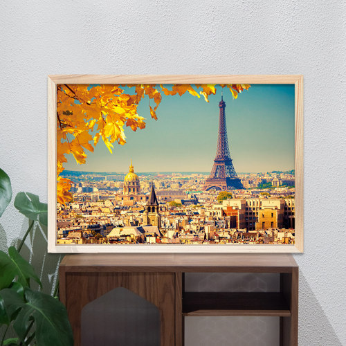 白卡拼图1000片风景铁塔成年人