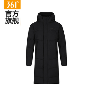 361度长羽绒服男2025冬季361正品男款加厚保暖运动外套552444302N