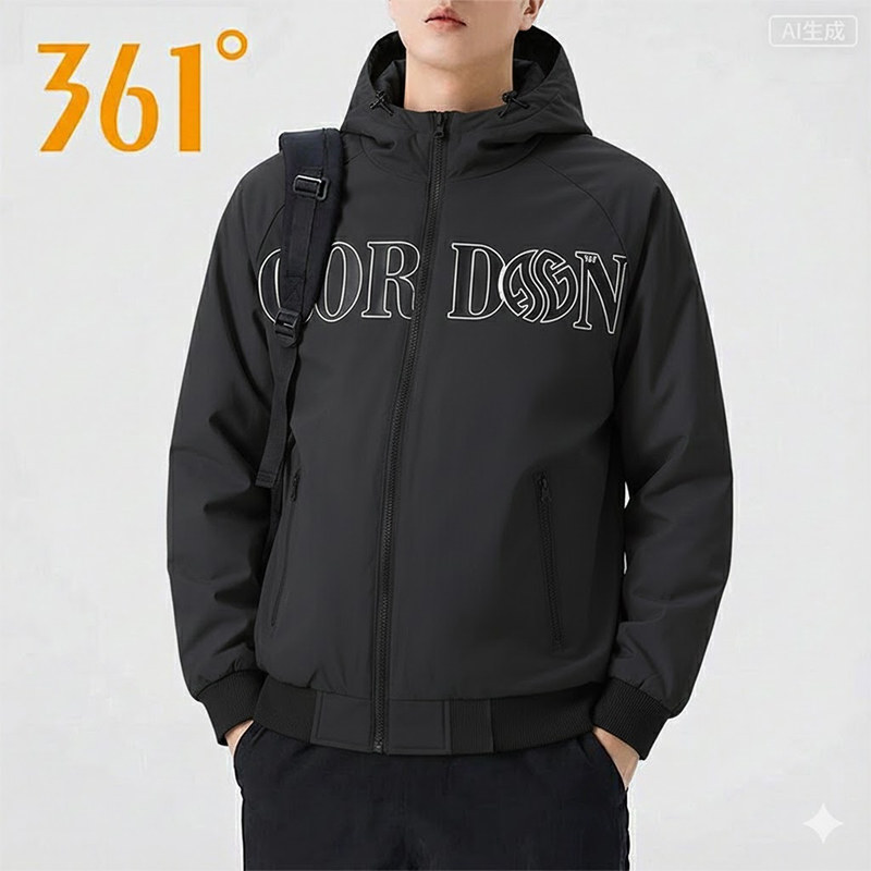 361°【阿隆·戈登】短棉服男2026冬季新款运动保暖外套552441305