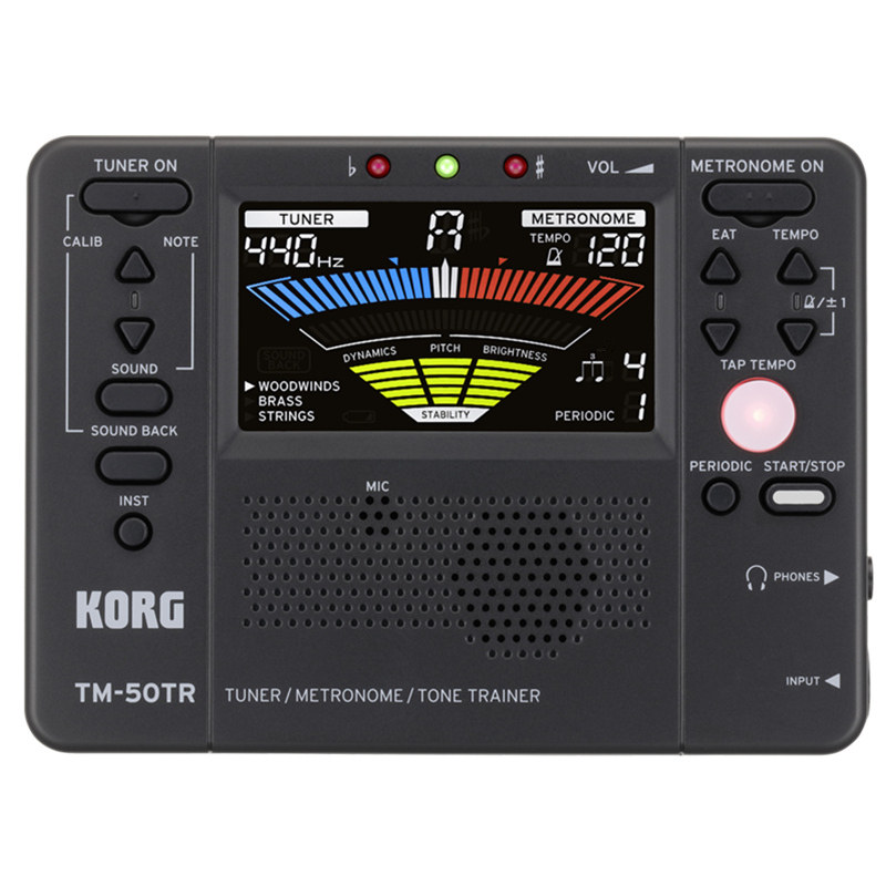 korg tm50tr调音器节拍器提琴tmr50校音器吉他萨克斯长笛小号tm60
