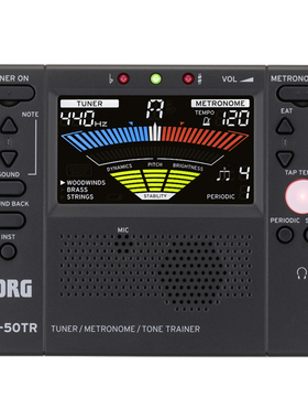 korg tm50tr调音器节拍器提琴tmr50校音器吉他萨克斯长笛小号tm60