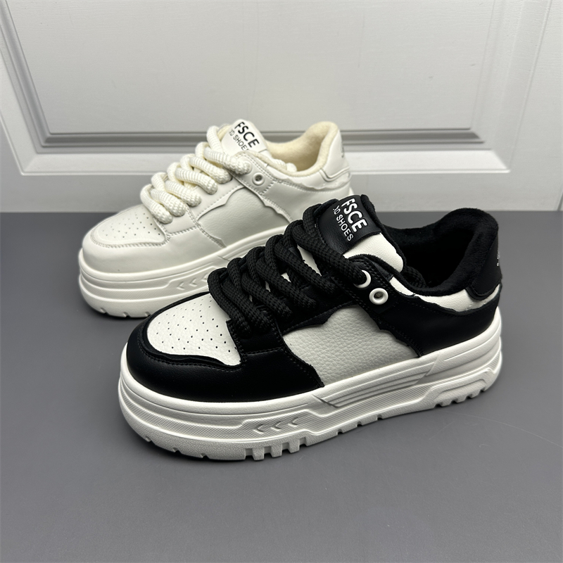 加棉保暖厚底轻便舒适休闲板鞋