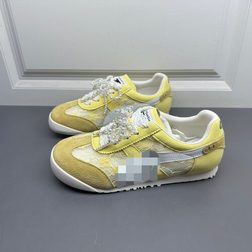 网面透气舒适蝴蝶结系带休闲鞋