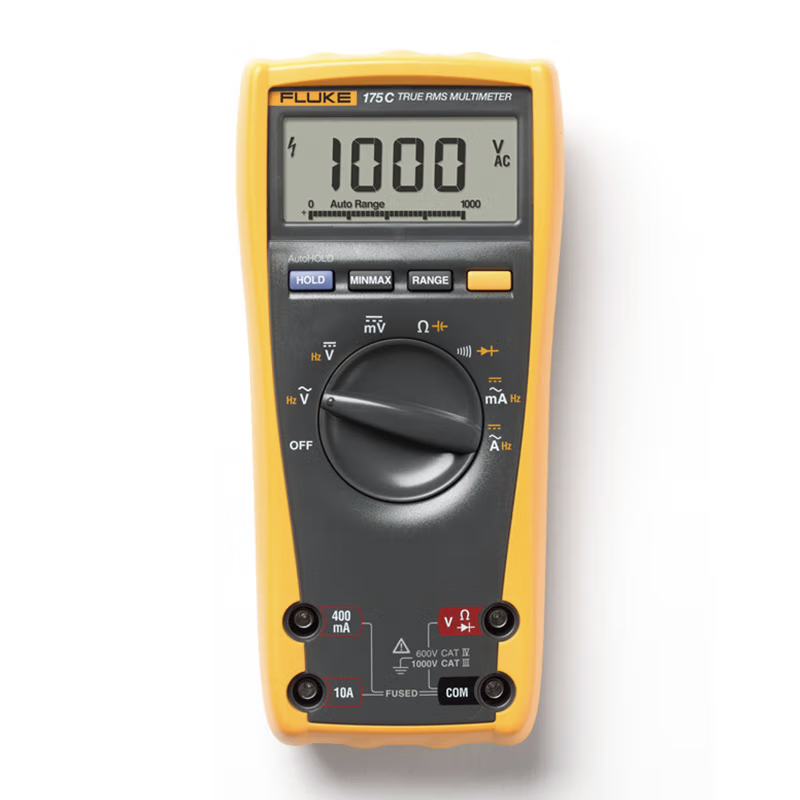 福禄克FLUKE175CN/177CN/179CN真有效值高精度万能表数显防烧电工