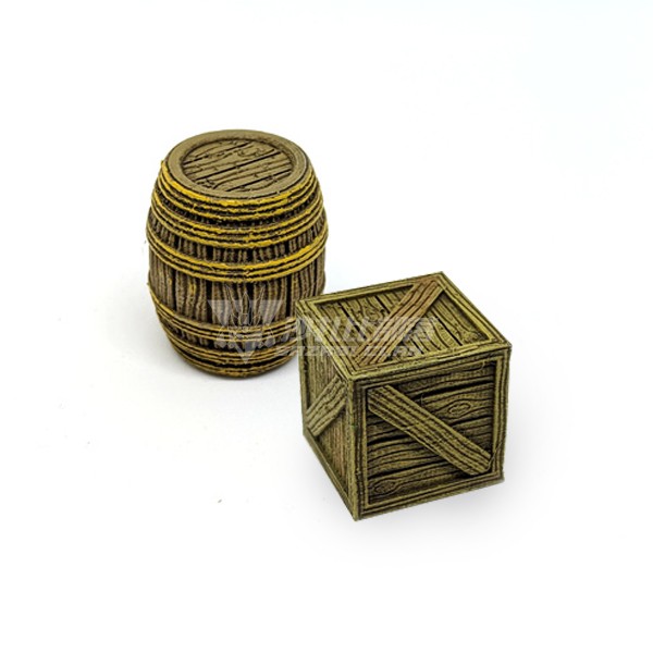 幽暗港GLOOMHAVEN专用木箱木桶