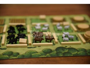 农场主 农家乐Agricola 猪牛羊token▲沙扎比部落