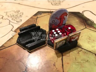 幽暗港GLOOMHAVEN 怪物计数地台支架底座▲沙扎比部落