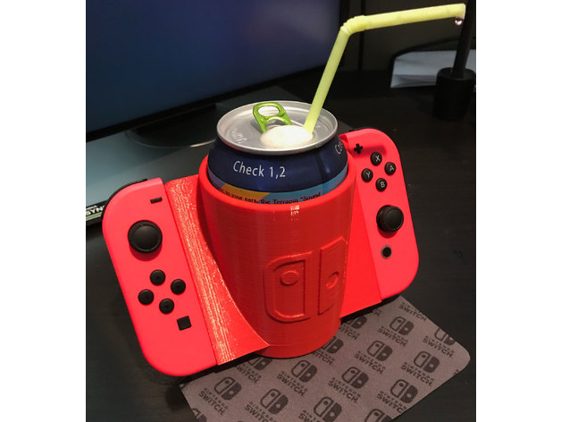 任天堂Switch NS游戏机 手柄饮料支架 托架3D打印▲沙扎比部落