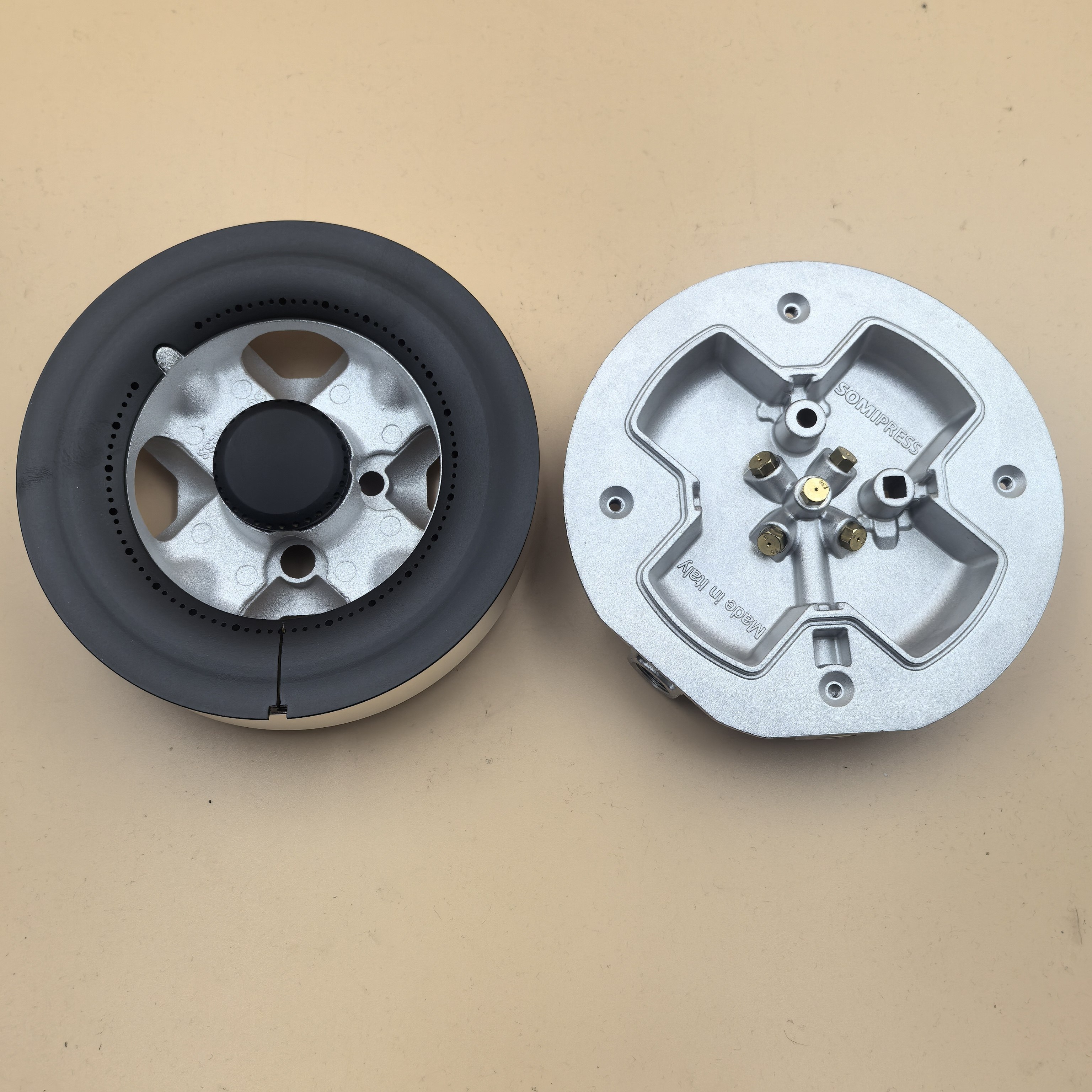 适用森歌帅丰万和集成灶灶具燃气灶分火器火盖炉头底座五腔索米款