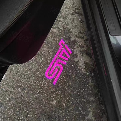 STI迎宾灯BRZ 傲虎 力狮改装饰用品车门灯投影照地灯 投射镭射灯