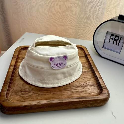 49娃娃帽子17CM拉布布Labubu娃衣开口渔夫帽牛仔帽