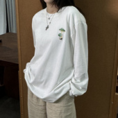 SEASON 休闲百搭情侣卫衣 时尚 MARK早秋新款 蘑菇刺绣纯色打底衫