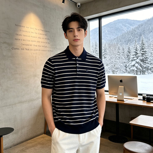 SEASONMARK小马刺绣Polo衫