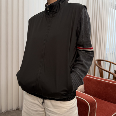 SEASONMARK意式立领双面穿马甲