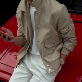 夹克外套男士 SEASONMARK英伦风工装 速干防晒透气翻领通勤休闲薄款