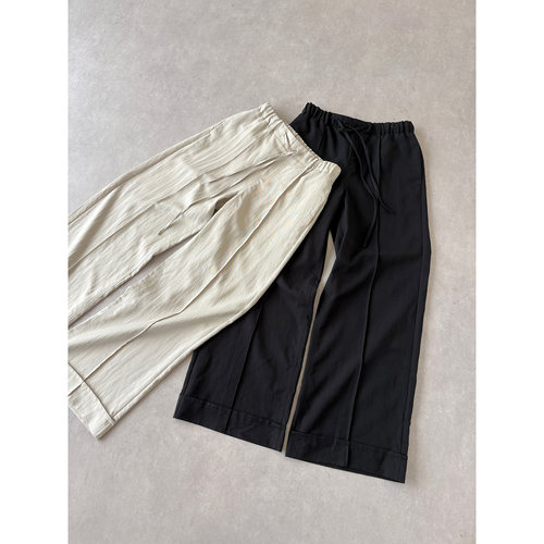 H1c霜感*天丝棉仿铜氨中线西裤