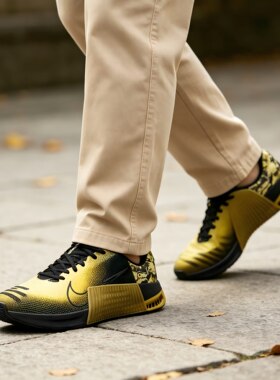 Nike Metcon 9 舒适运动 低帮 训练鞋 男款 金色DZ2616-002