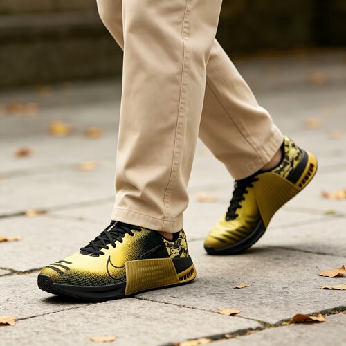 Nike Metcon 9 舒适运动 低帮 训练鞋 男款 金色DZ2616-002