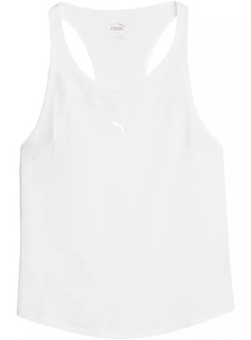 PUMA彪马纯色Logo标识圆领套头背心 女款524543-02