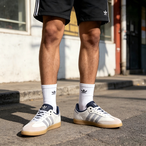 adidas  T头鞋 经典运动 德训鞋 男女同款 晶白KJ7305