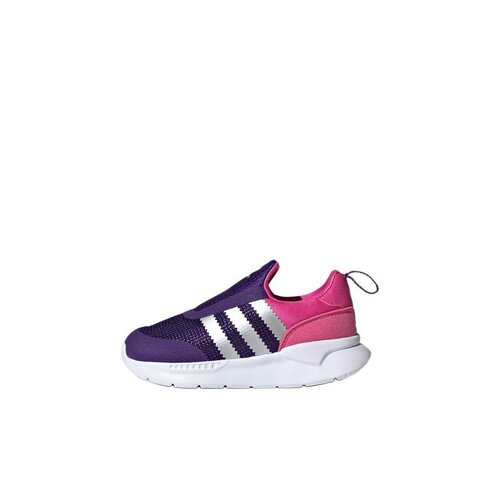 adidas originals ZX360舒适日常低帮学步鞋紫银婴幼童FX4943