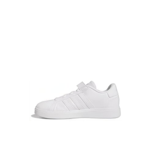 adidas GRAND COURT 舒适百搭耐磨低帮儿童板鞋白色中小童FZ6160