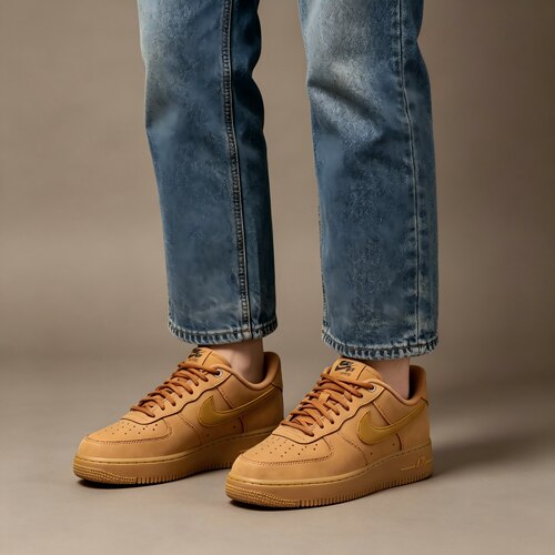 Nike Air Force 1牛皮革绒面机能风简约低帮板鞋女款FZ7372-200