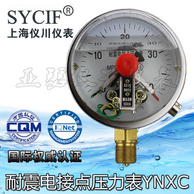 耐震电接点压力表 径向磁助式 YNXC-100/150 0-16/25/40/60mpa