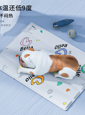 宠物冰垫窝狗狗凉垫冰床垫子猫咪睡觉用凉席夏季睡垫夏天降温神器