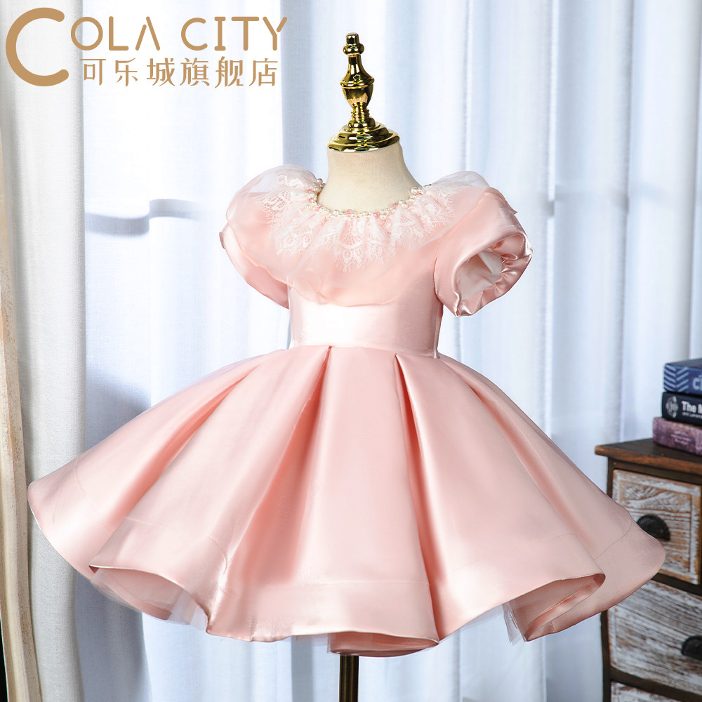 小花童礼服女儿童婚礼婚纱短裙宝宝生日周岁蓬蓬裙一岁公主裙洋气,童装/婴儿装/亲子装,儿童礼服,淘宝优惠券,粉丝福利购,淘宝优惠卷