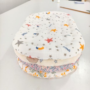 椭圆角医院产房月子中心婴儿车专用手工棉花小褥子婴儿床垫被棉垫