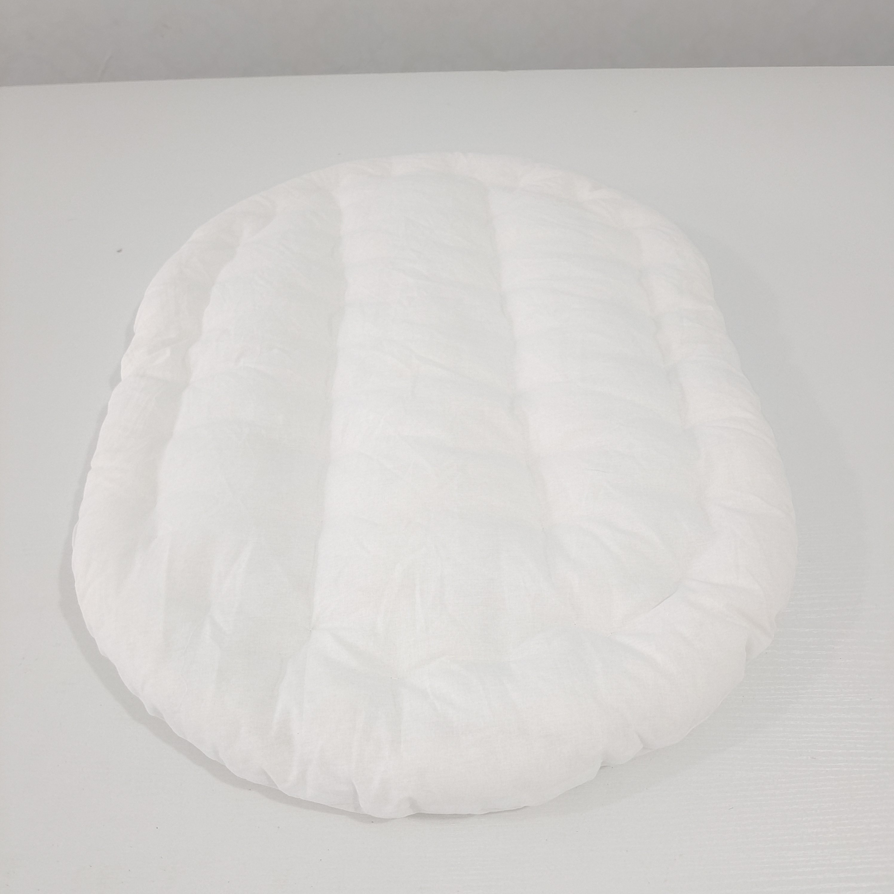 定做椭圆纯棉花睡篮垫被褥子床垫婴幼儿椭圆形可拆洗铺垫推车垫子