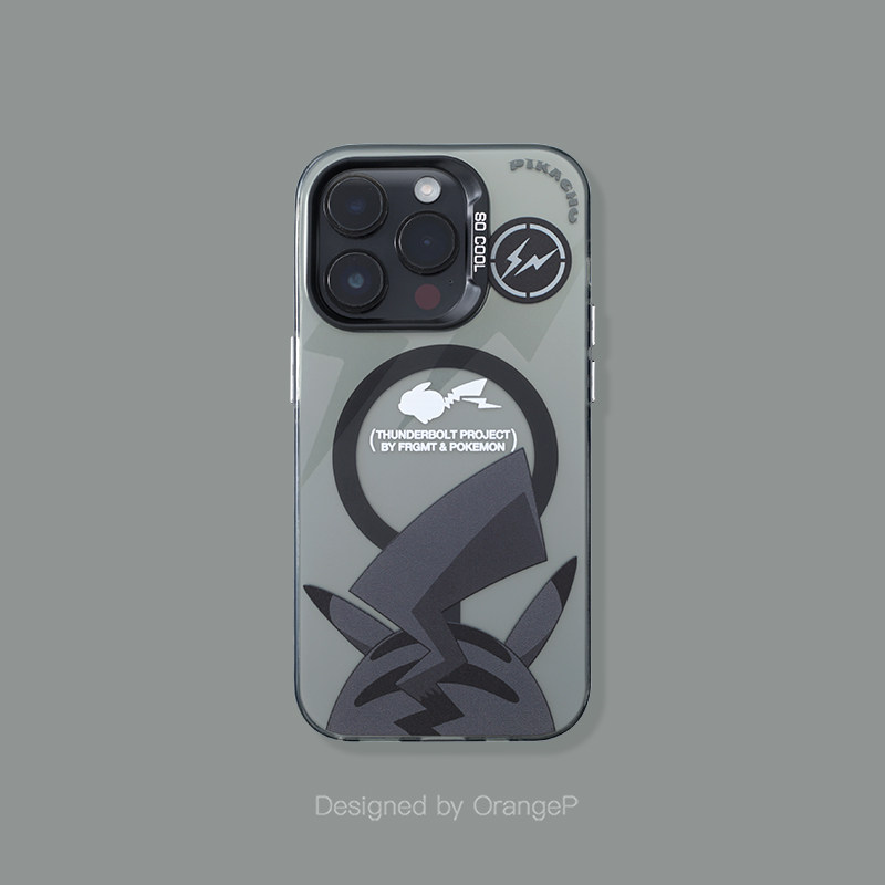 潮牌藤原浩闪电苹果15pro磁吸手机壳magsafe磨砂iPhone14Promax防摔保护套个性13潮酷适用于新款12硬壳11高级怎么看?