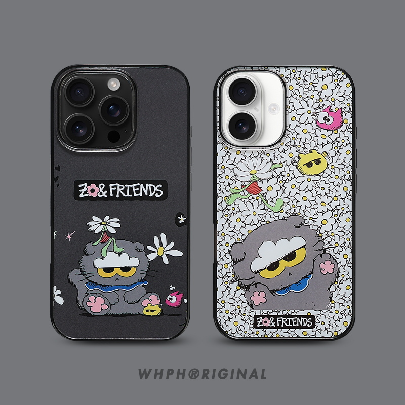 苹果16promax潮牌卡通磁吸手机壳