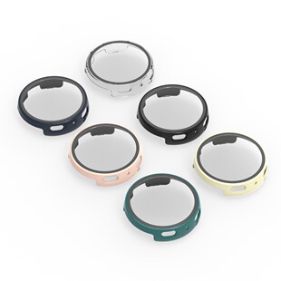 适用华米Amazfit Active Max保护壳钢化膜硬壳膜一体A2557手表壳