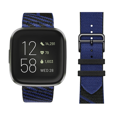 fitbitversasense帆布透气表带