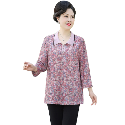 200斤特大码针织领拼接衬衫春秋