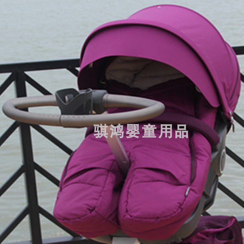 STOKKE高景观婴儿推车座椅睡篮通用分腿脚式寒冬天保暖脚套睡袋