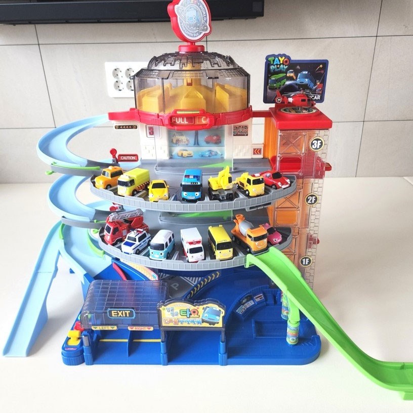 韩国直邮tayo正版超级停车大楼